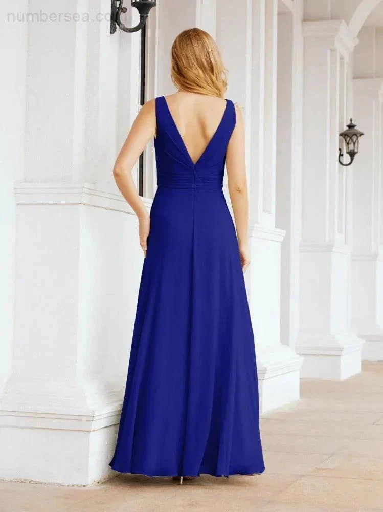 Numbersea Bridesmaid Dresses for Wedding Ruffles Long Formal Prom Gowns 28039 - Image 110