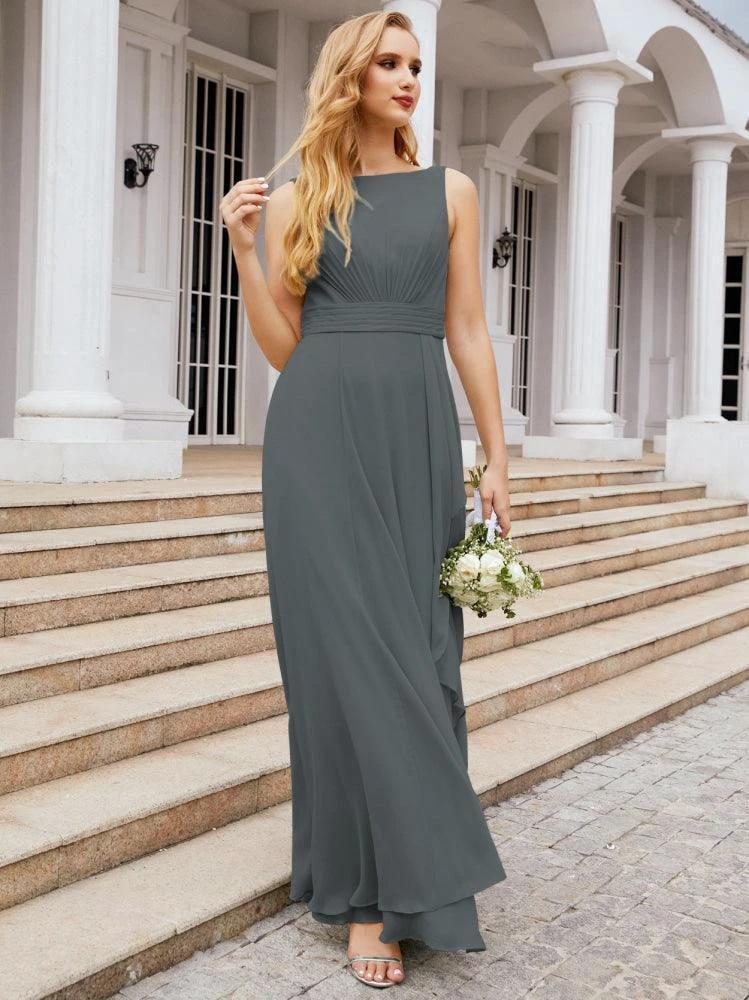 Numbersea Bridesmaid Dresses for Wedding Ruffles Long Formal Prom Gowns 28039 - Image 112