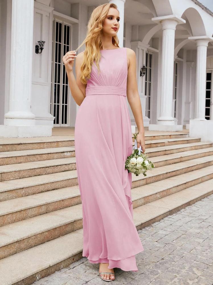 Numbersea Bridesmaid Dresses for Wedding Ruffles Long Formal Prom Gowns 28039 - Image 115