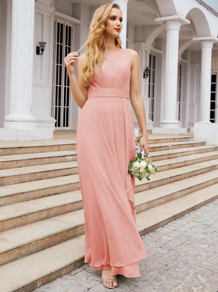 Numbersea Bridesmaid Dresses for Wedding Ruffles Long Formal Prom Gowns 28039 - Image 118