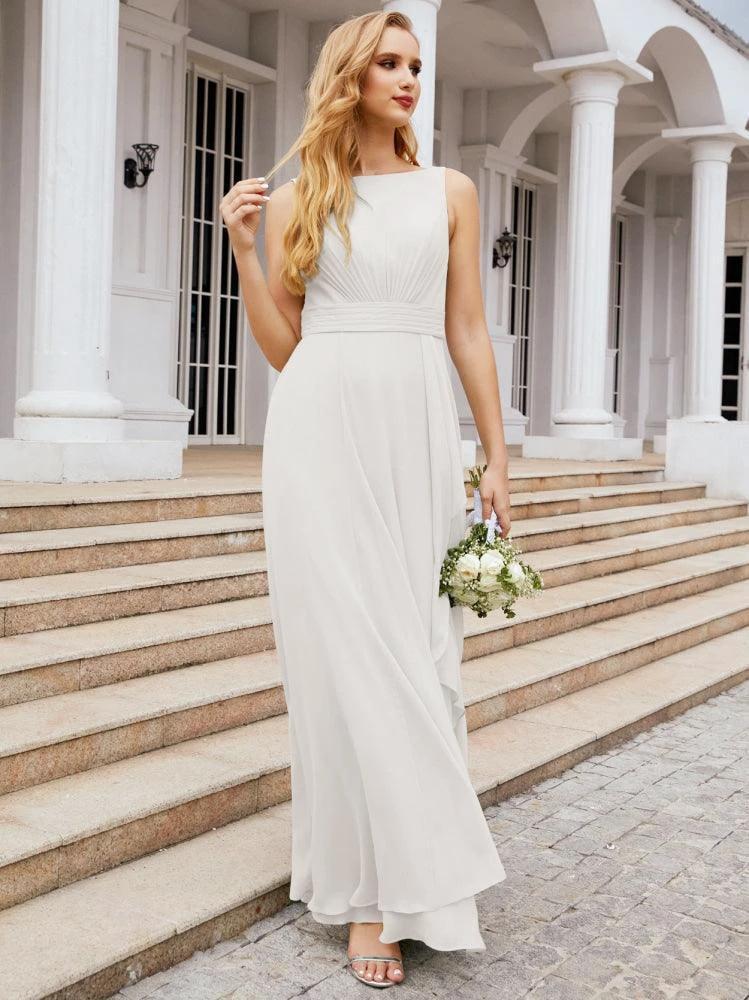 Numbersea Bridesmaid Dresses for Wedding Ruffles Long Formal Prom Gowns 28039 - Image 124