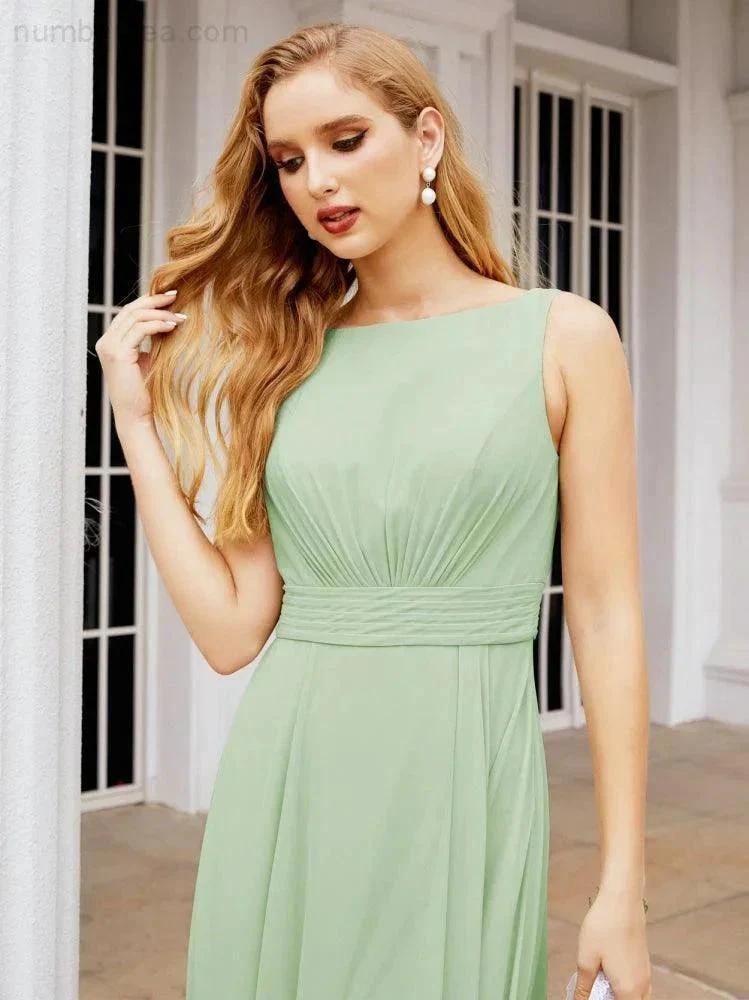 Numbersea Bridesmaid Dresses for Wedding Ruffles Long Formal Prom Gowns 28039 - Image 15