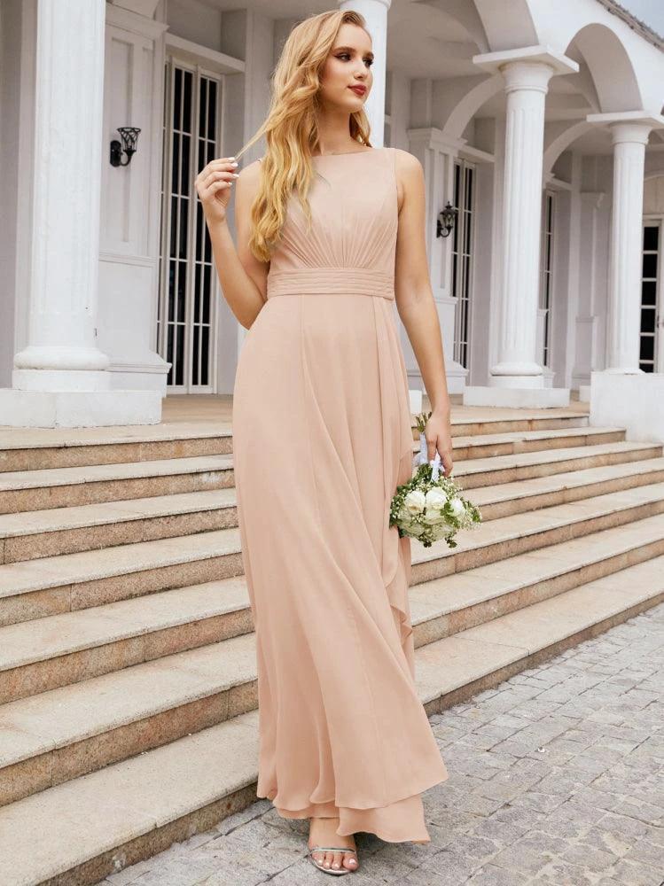 Numbersea Bridesmaid Dresses for Wedding Ruffles Long Formal Prom Gowns 28039 - Image 22