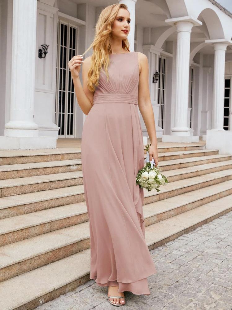 Numbersea Bridesmaid Dresses for Wedding Ruffles Long Formal Prom Gowns 28039 - Image 25