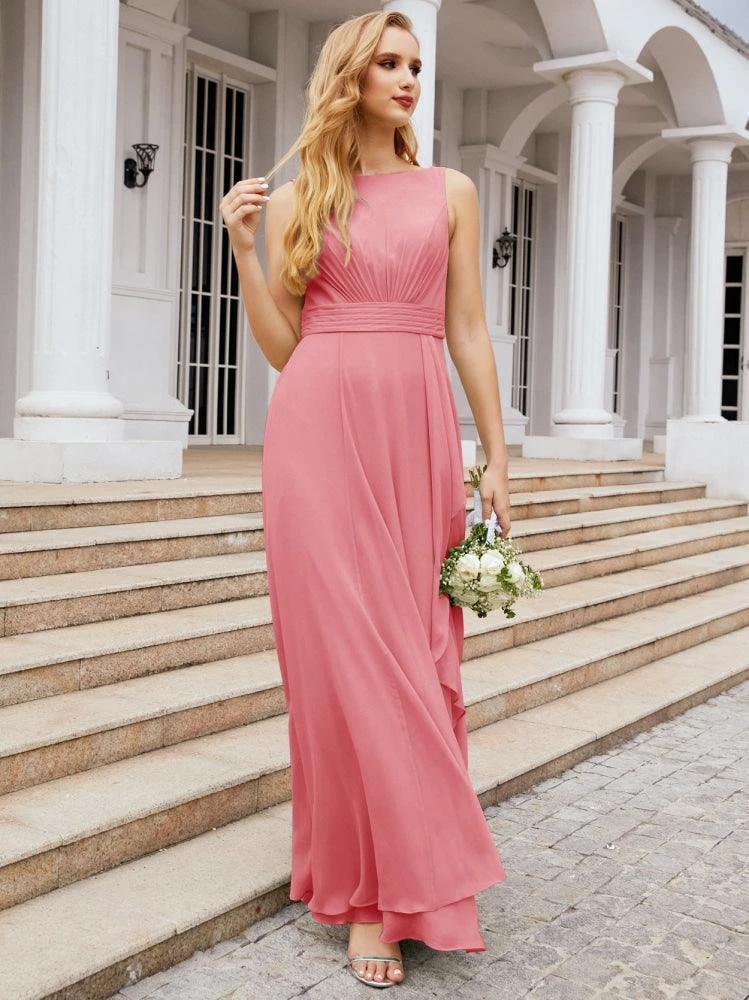 Numbersea Bridesmaid Dresses for Wedding Ruffles Long Formal Prom Gowns 28039 - Image 31