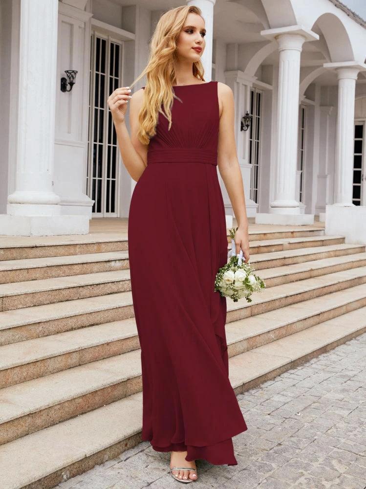 Numbersea Bridesmaid Dresses for Wedding Ruffles Long Formal Prom Gowns 28039 - Image 34