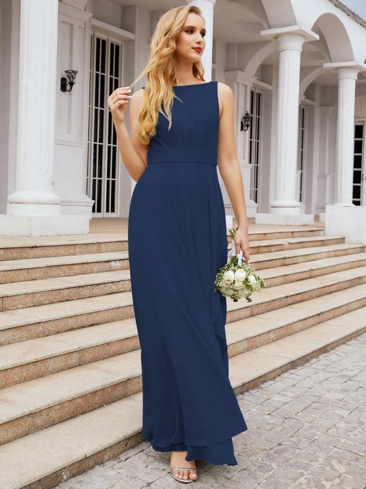 Numbersea Bridesmaid Dresses for Wedding Ruffles Long Formal Prom Gowns 28039 - Image 37