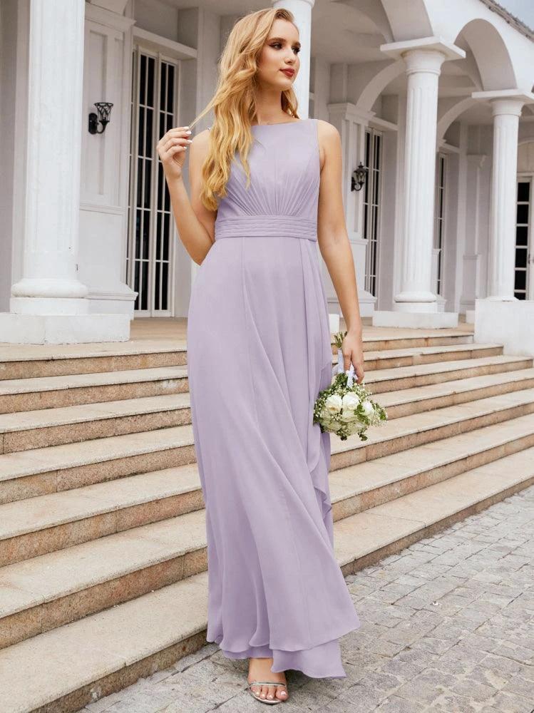 Numbersea Bridesmaid Dresses for Wedding Ruffles Long Formal Prom Gowns 28039 - Image 40