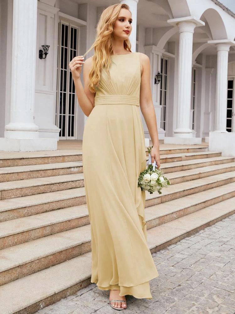 Numbersea Bridesmaid Dresses for Wedding Ruffles Long Formal Prom Gowns 28039 - Image 46