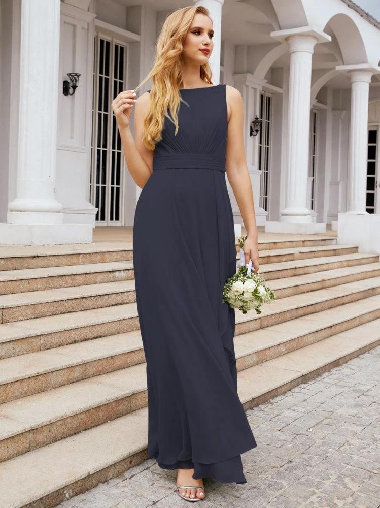 Numbersea Bridesmaid Dresses for Wedding Ruffles Long Formal Prom Gowns 28039 - Image 52