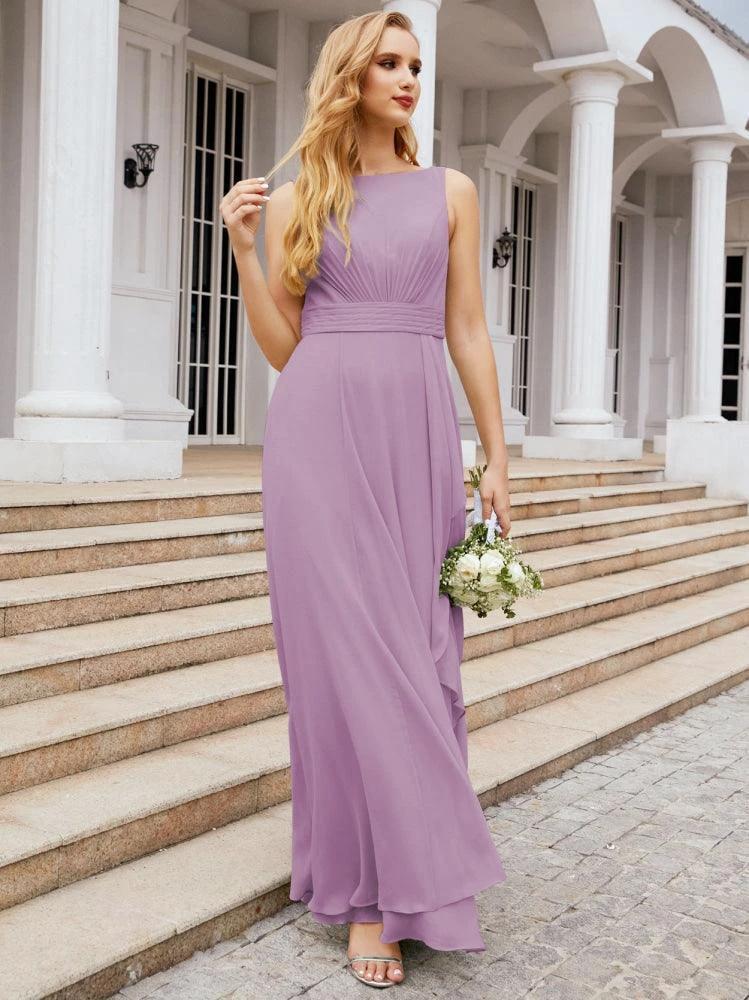 Numbersea Bridesmaid Dresses for Wedding Ruffles Long Formal Prom Gowns 28039 - Image 61