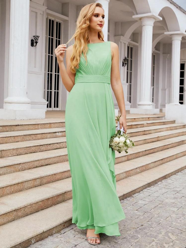 Numbersea Bridesmaid Dresses for Wedding Ruffles Long Formal Prom Gowns 28039 - Image 64