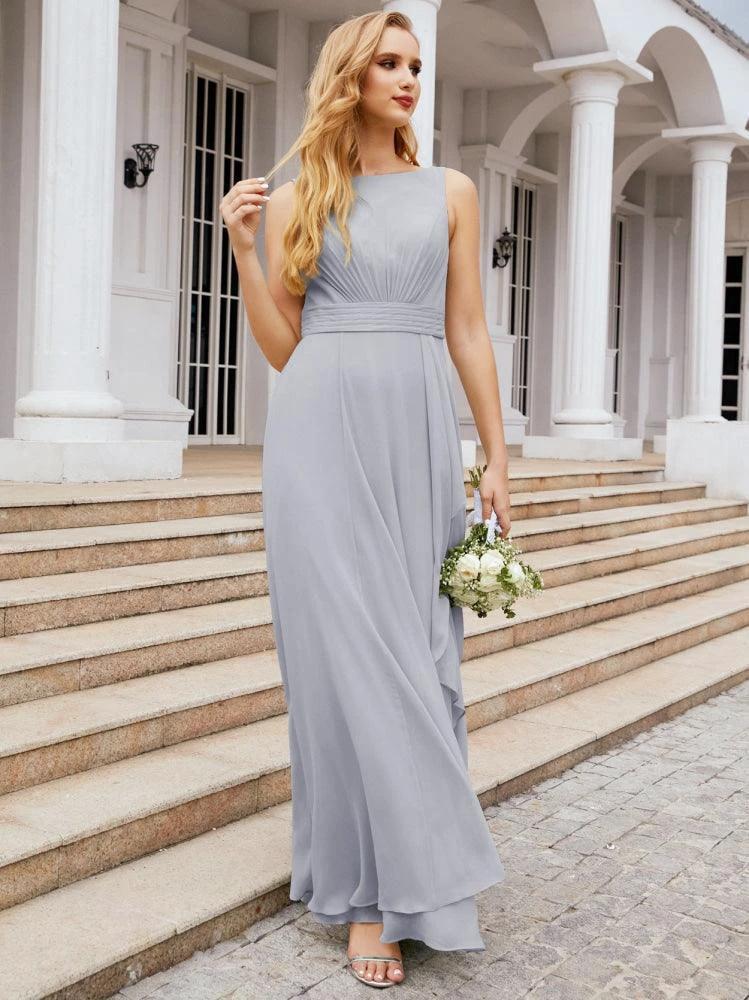 Numbersea Bridesmaid Dresses for Wedding Ruffles Long Formal Prom Gowns 28039 - Image 7