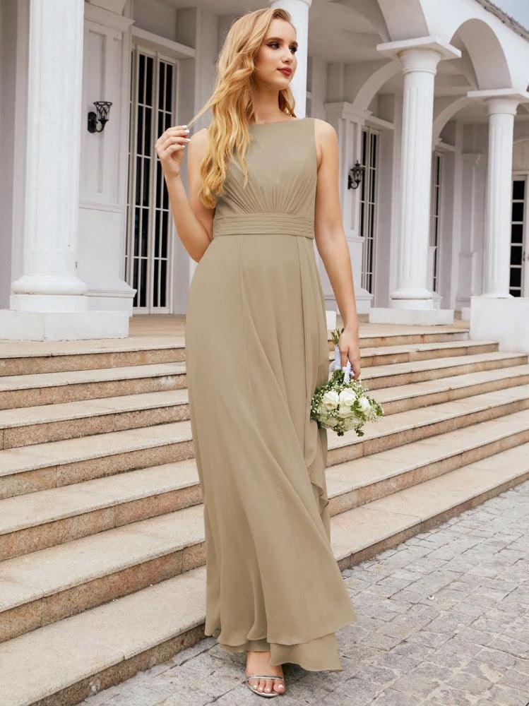 Numbersea Bridesmaid Dresses for Wedding Ruffles Long Formal Prom Gowns 28039 - Image 70