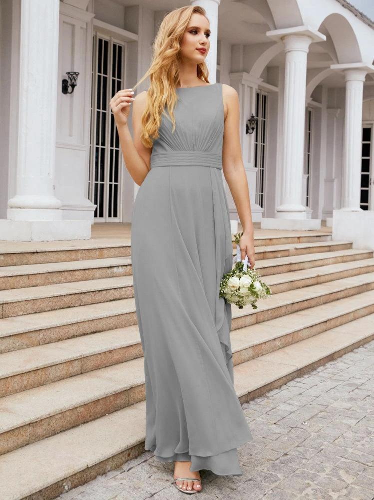 Numbersea Bridesmaid Dresses for Wedding Ruffles Long Formal Prom Gowns 28039 - Image 73