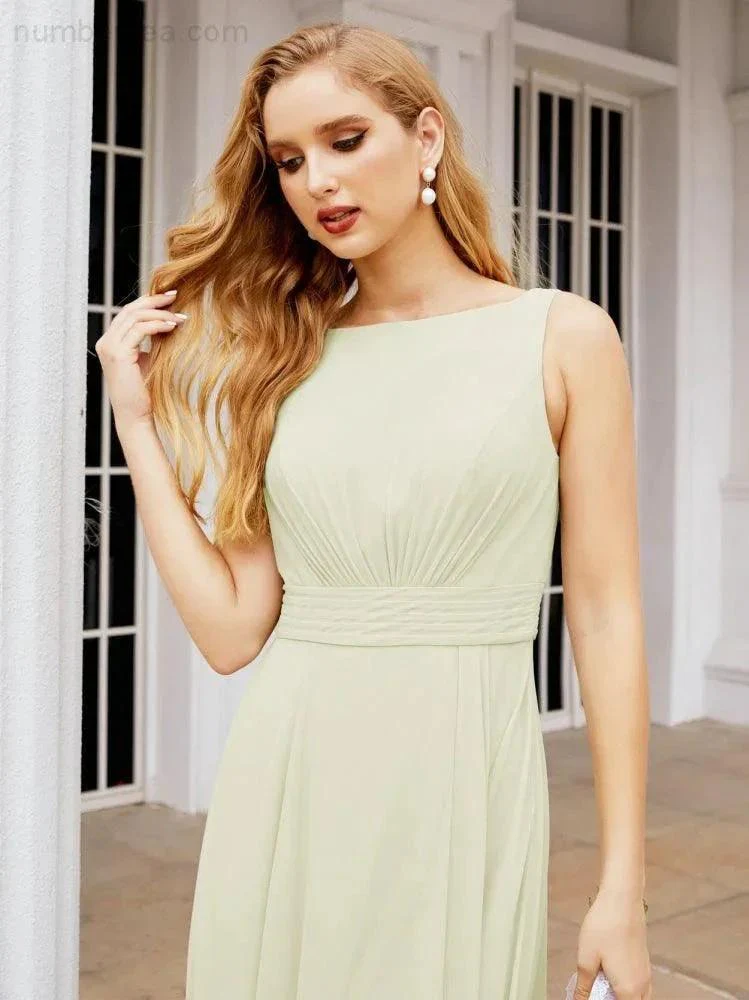 Numbersea Bridesmaid Dresses for Wedding Ruffles Long Formal Prom Gowns 28039 - Image 78