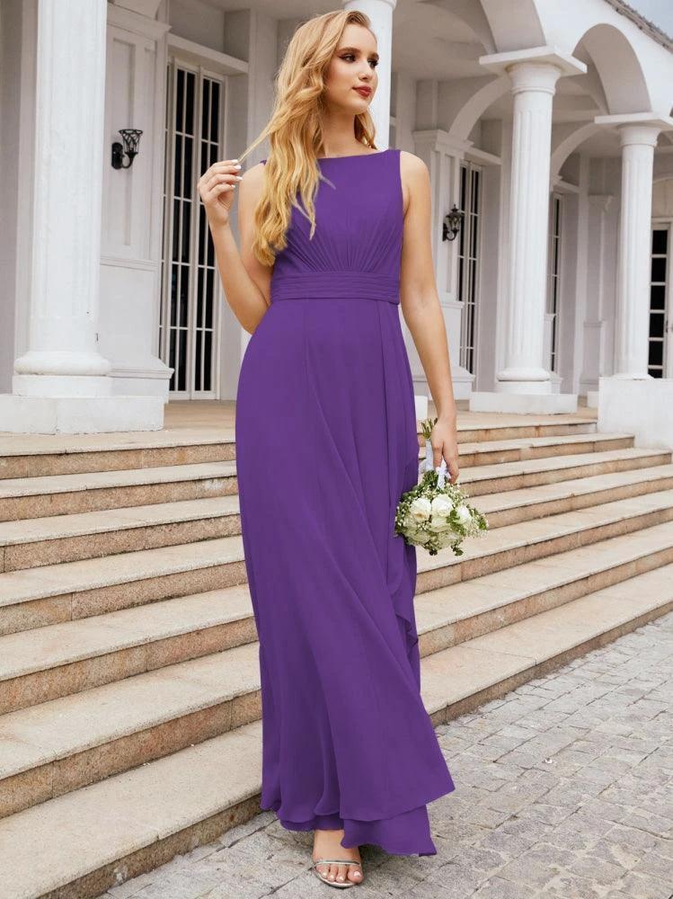 Numbersea Bridesmaid Dresses for Wedding Ruffles Long Formal Prom Gowns 28039 - Image 82
