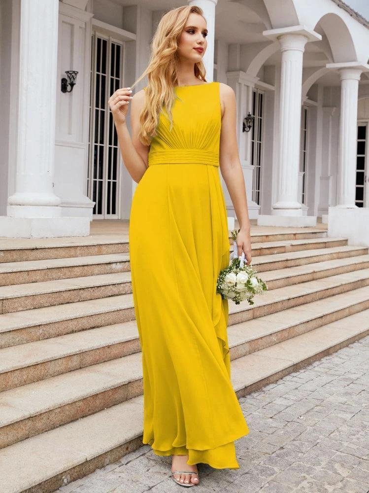Numbersea Bridesmaid Dresses for Wedding Ruffles Long Formal Prom Gowns 28039 - Image 97
