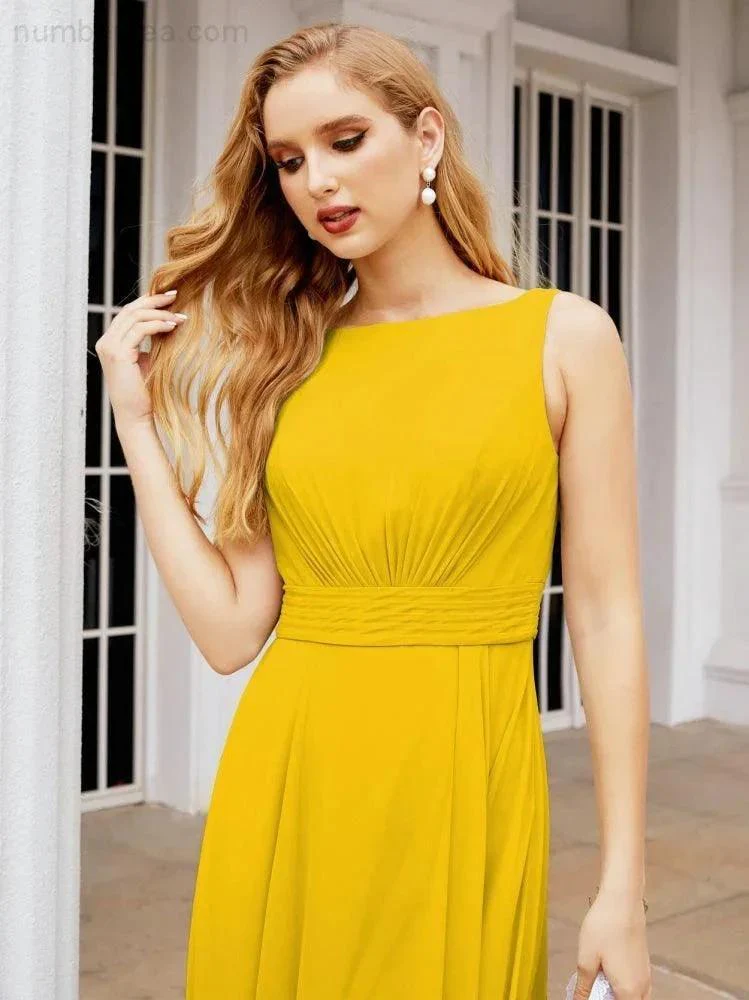 Numbersea Bridesmaid Dresses for Wedding Ruffles Long Formal Prom Gowns 28039 - Image 99