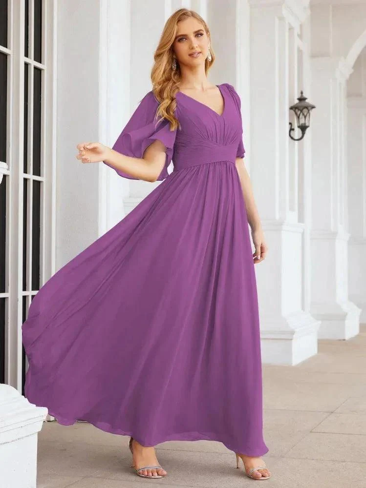 Numbersea Bridesmaid Dresses for Women Wedding Long Party Prom Dress  28068 - Image 106