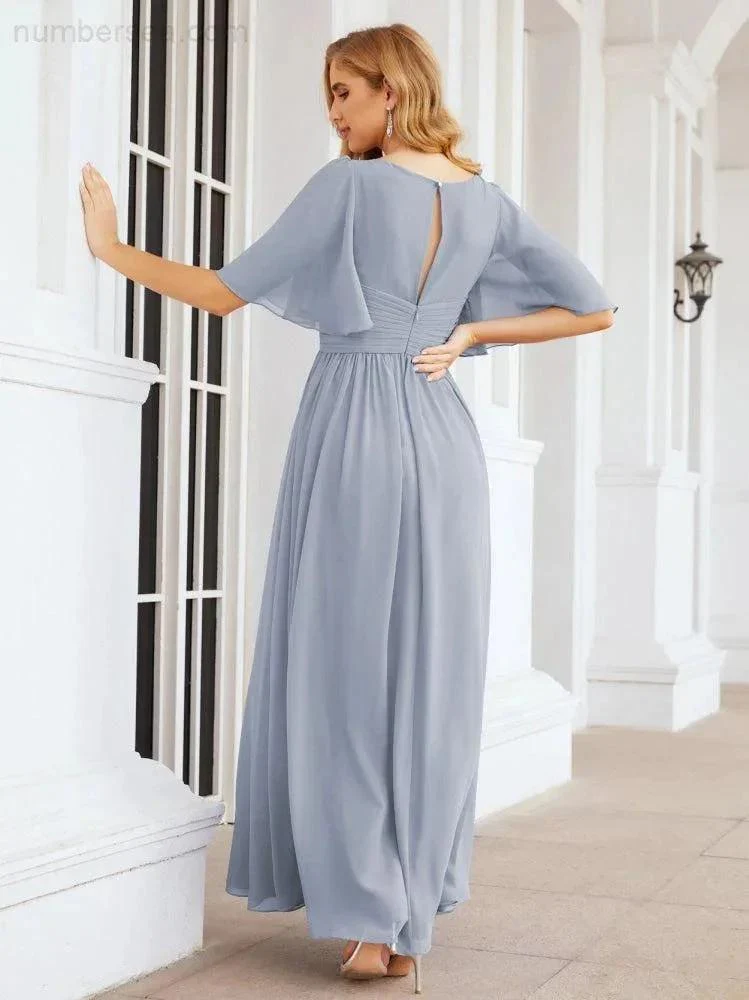 Numbersea Bridesmaid Dresses for Women Wedding Long Party Prom Dress  28068 - Image 11
