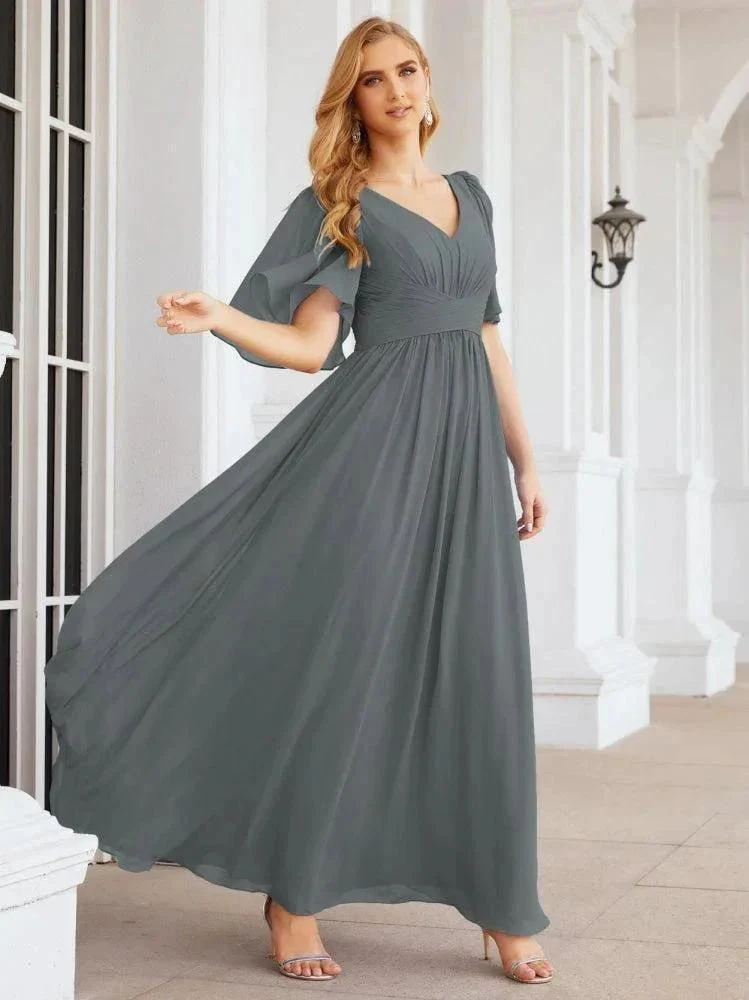 Numbersea Bridesmaid Dresses for Women Wedding Long Party Prom Dress  28068 - Image 112