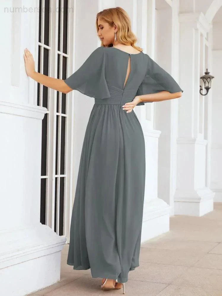 Numbersea Bridesmaid Dresses for Women Wedding Long Party Prom Dress  28068 - Image 113