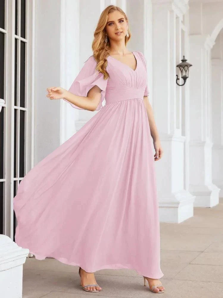 Numbersea Bridesmaid Dresses for Women Wedding Long Party Prom Dress  28068 - Image 115