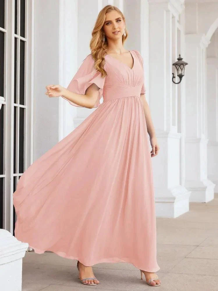 Numbersea Bridesmaid Dresses for Women Wedding Long Party Prom Dress  28068 - Image 118