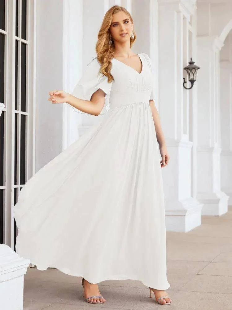 Numbersea Bridesmaid Dresses for Women Wedding Long Party Prom Dress  28068 - Image 124