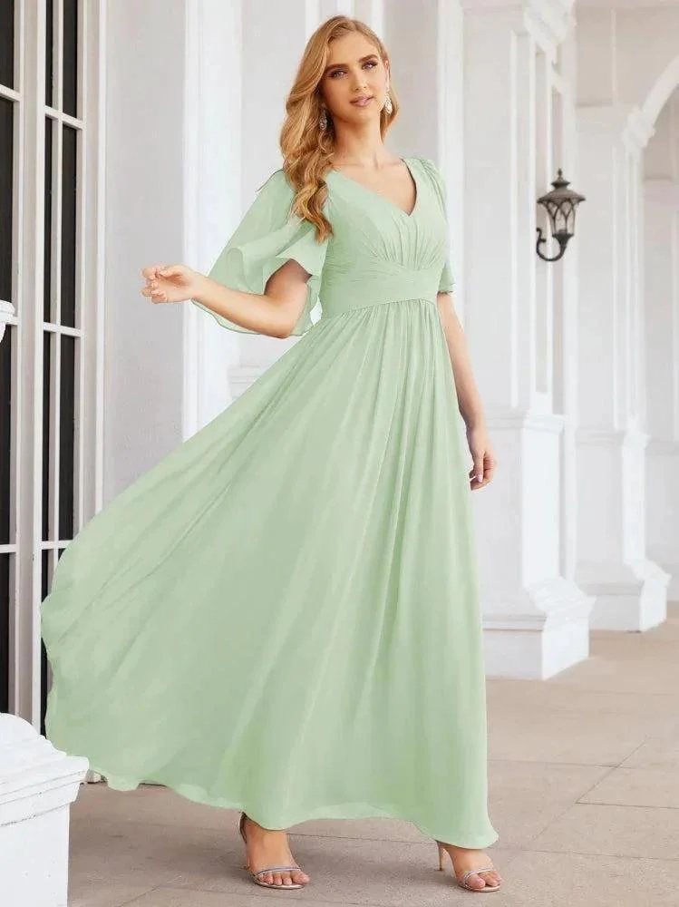 Numbersea Bridesmaid Dresses for Women Wedding Long Party Prom Dress  28068 - Image 13