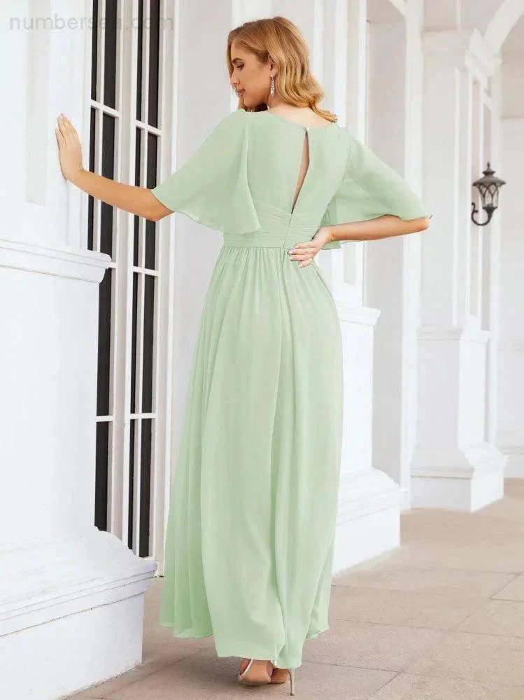 Numbersea Bridesmaid Dresses for Women Wedding Long Party Prom Dress  28068 - Image 14