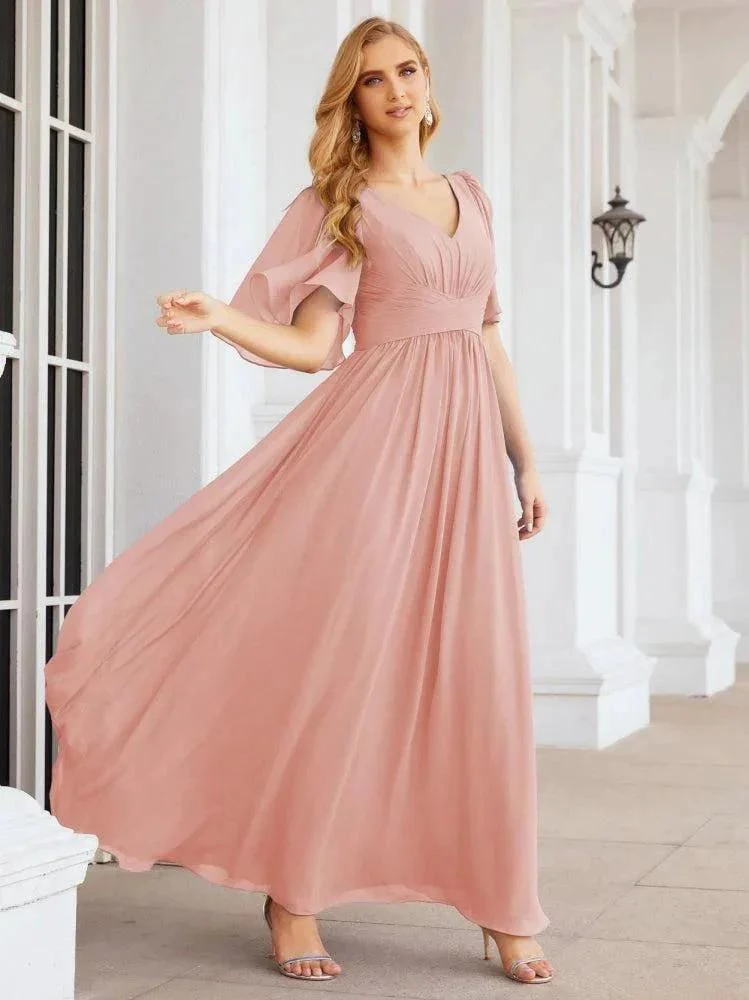 Numbersea Bridesmaid Dresses for Women Wedding Long Party Prom Dress  28068 - Image 16