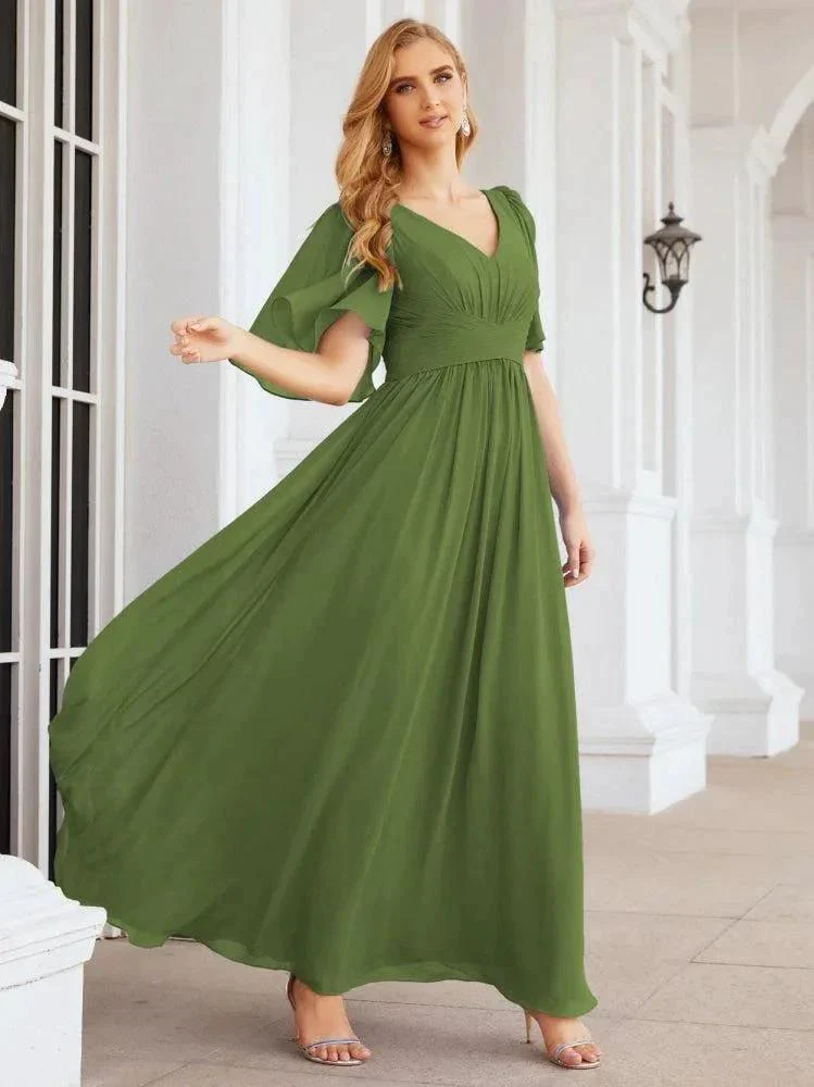 Numbersea Bridesmaid Dresses for Women Wedding Long Party Prom Dress  28068 - Image 19
