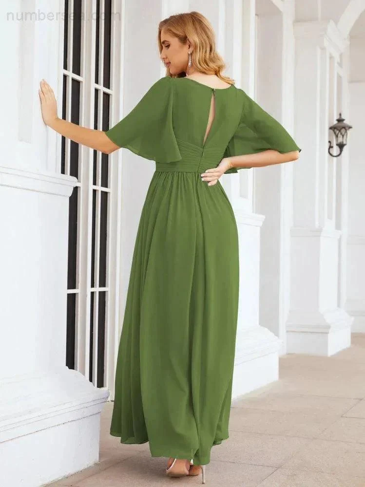 Numbersea Bridesmaid Dresses for Women Wedding Long Party Prom Dress  28068 - Image 20