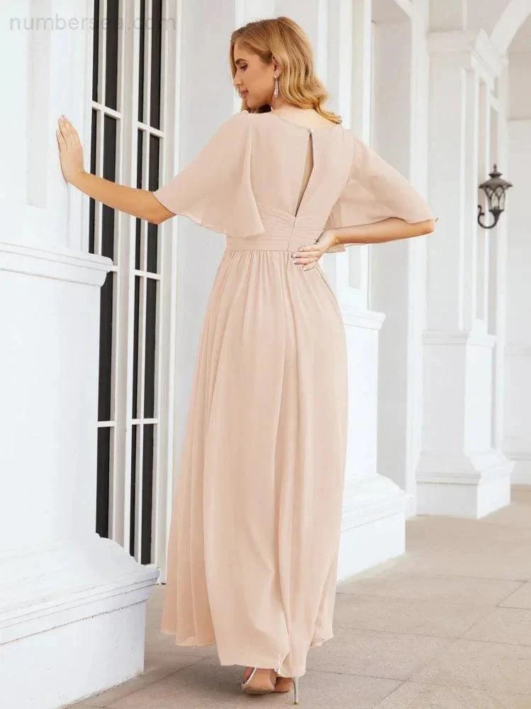 Numbersea Bridesmaid Dresses for Women Wedding Long Party Prom Dress  28068 - Image 23