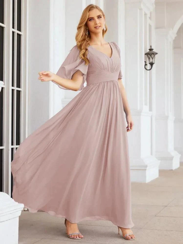 Numbersea Bridesmaid Dresses for Women Wedding Long Party Prom Dress  28068 - Image 25