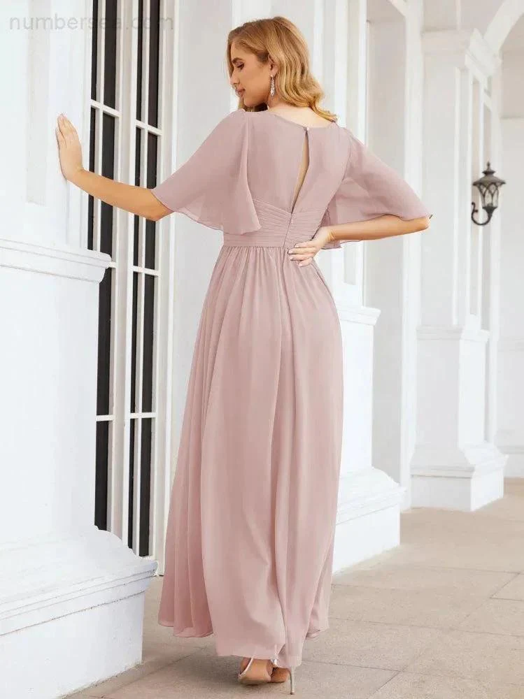 Numbersea Bridesmaid Dresses for Women Wedding Long Party Prom Dress  28068 - Image 26
