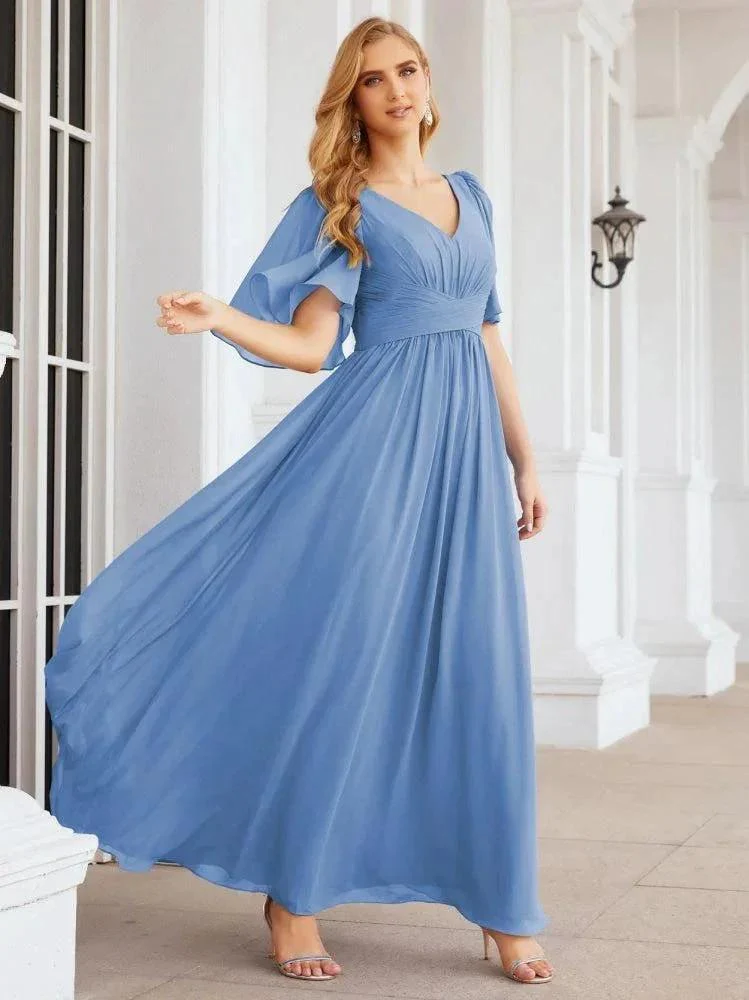 Numbersea Bridesmaid Dresses for Women Wedding Long Party Prom Dress  28068 - Image 28