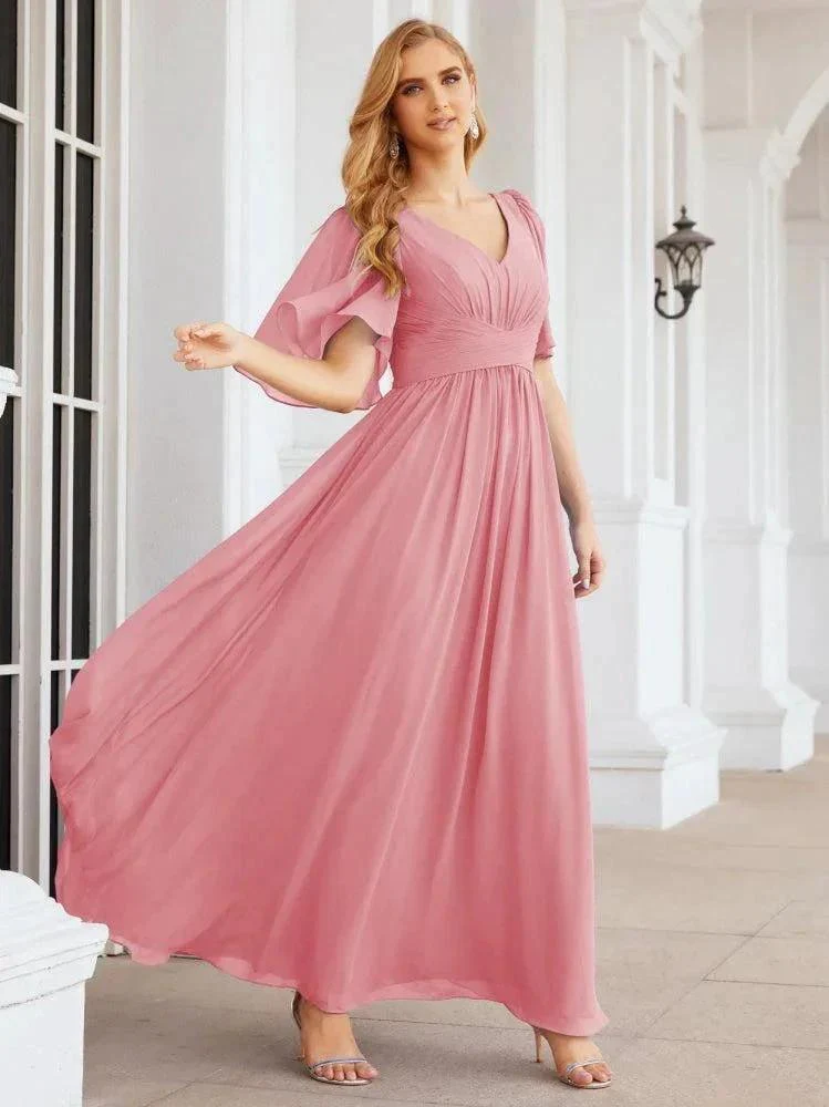 Numbersea Bridesmaid Dresses for Women Wedding Long Party Prom Dress  28068 - Image 31