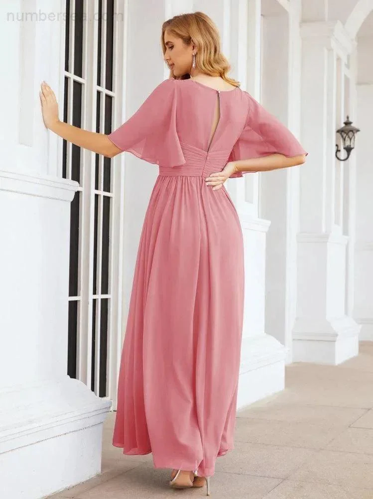 Numbersea Bridesmaid Dresses for Women Wedding Long Party Prom Dress  28068 - Image 32