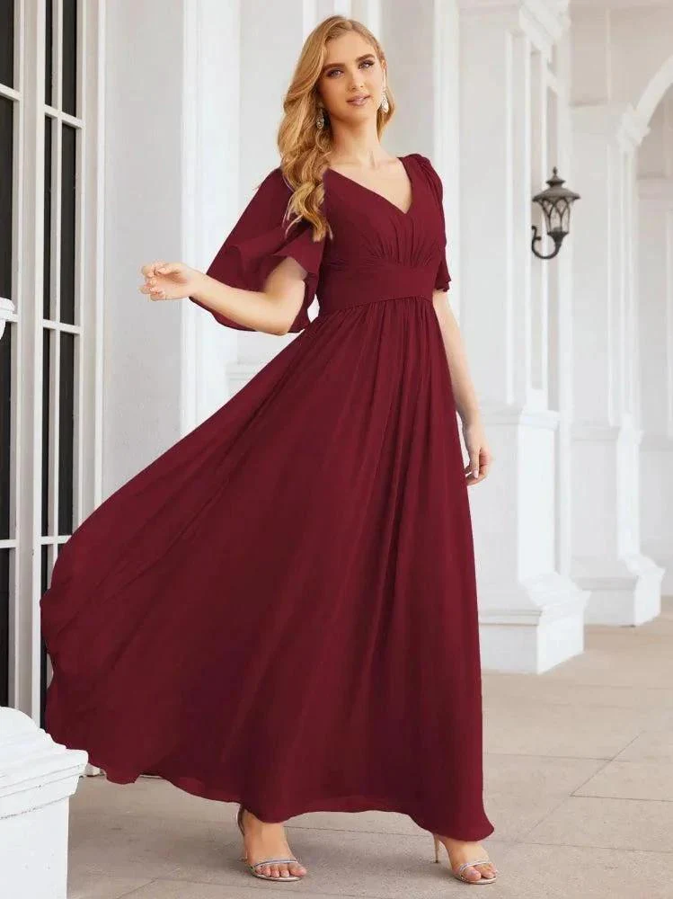 Numbersea Bridesmaid Dresses for Women Wedding Long Party Prom Dress  28068 - Image 34