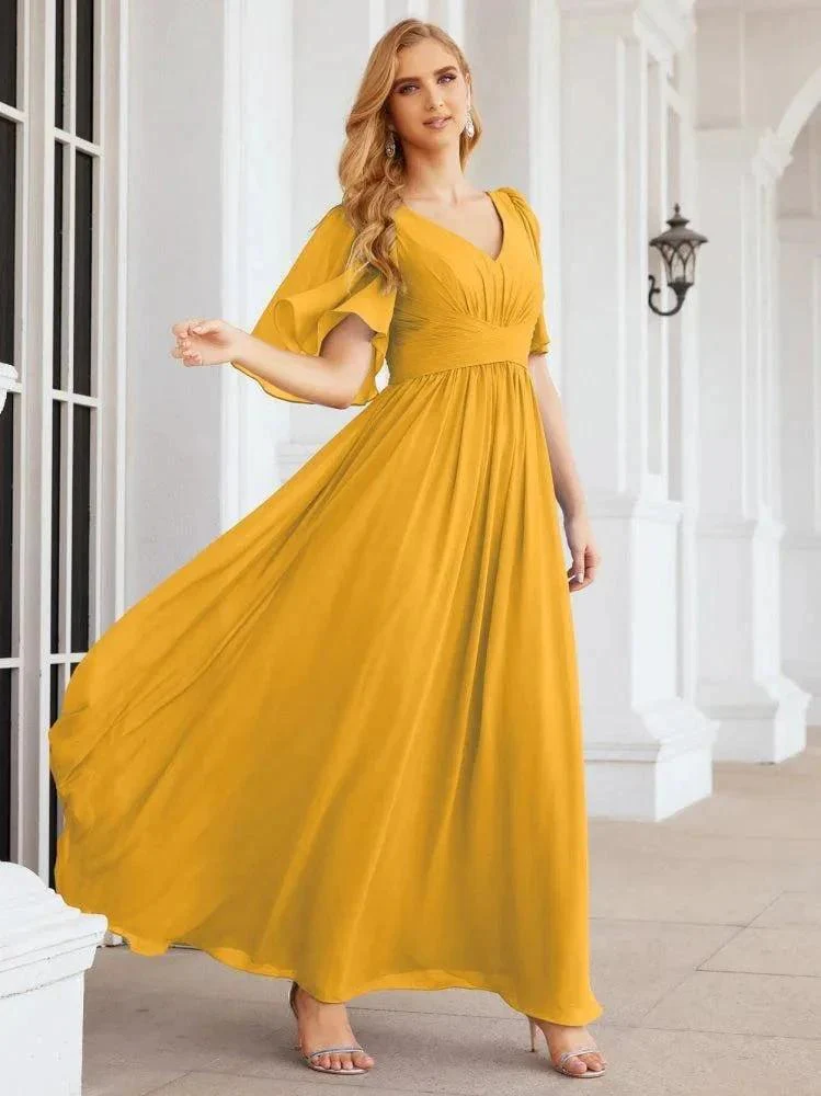 Numbersea Bridesmaid Dresses for Women Wedding Long Party Prom Dress  28068 - Image 4