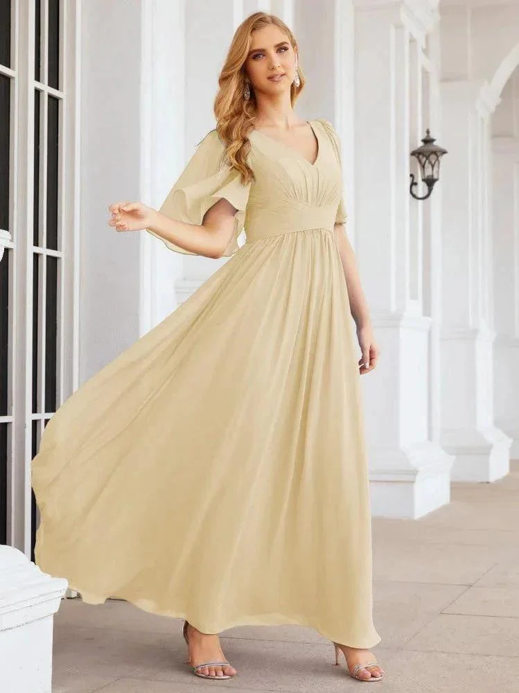 Numbersea Bridesmaid Dresses for Women Wedding Long Party Prom Dress  28068 - Image 46