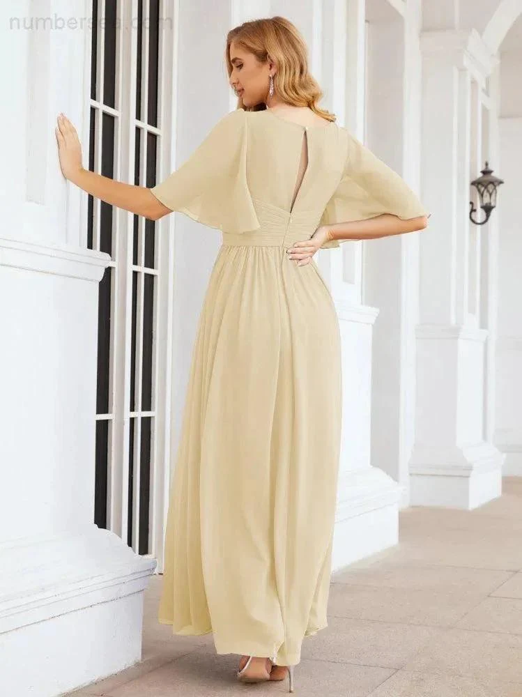 Numbersea Bridesmaid Dresses for Women Wedding Long Party Prom Dress  28068 - Image 47