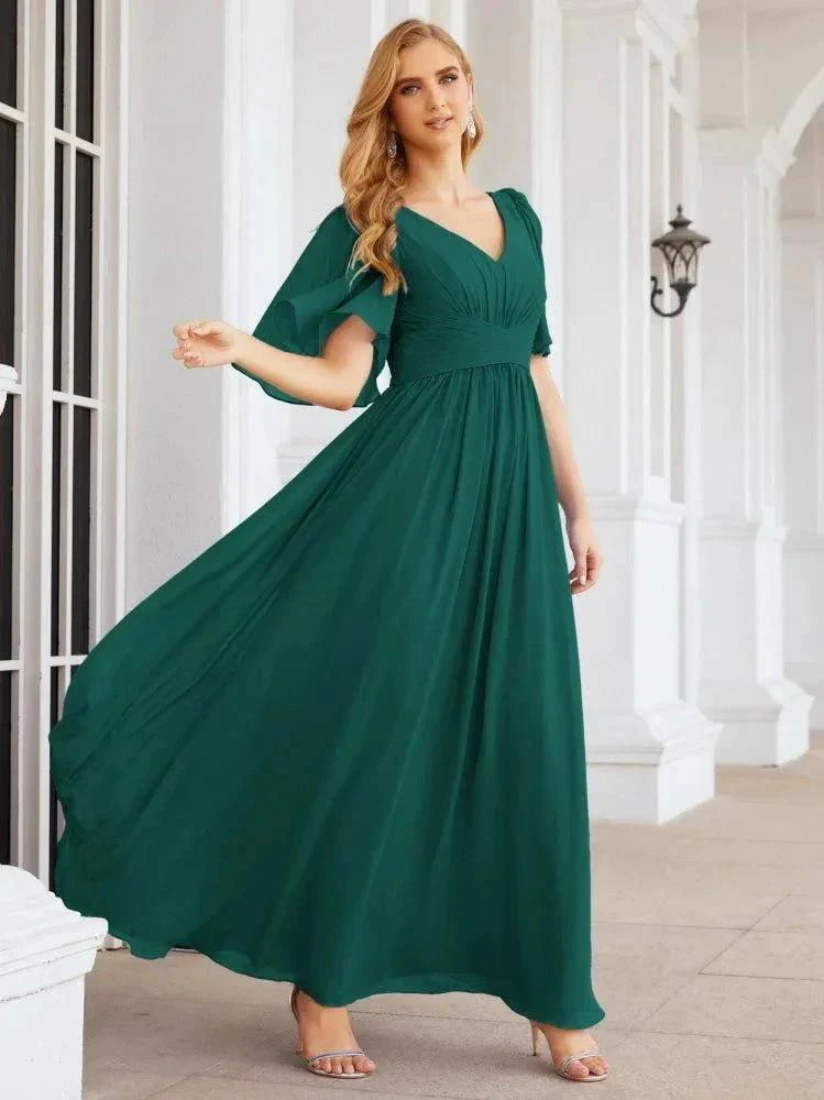 Numbersea Bridesmaid Dresses for Women Wedding Long Party Prom Dress  28068 - Image 49