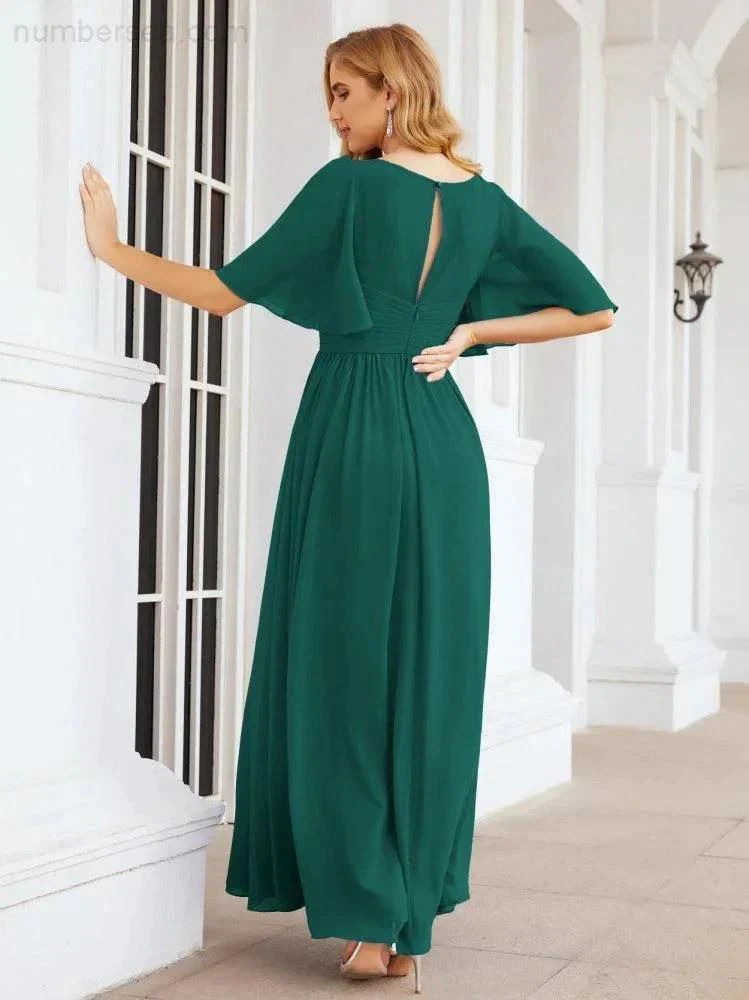 Numbersea Bridesmaid Dresses for Women Wedding Long Party Prom Dress  28068 - Image 50