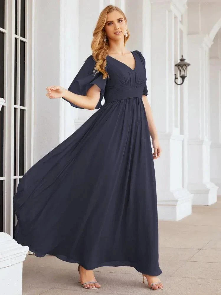 Numbersea Bridesmaid Dresses for Women Wedding Long Party Prom Dress  28068 - Image 52
