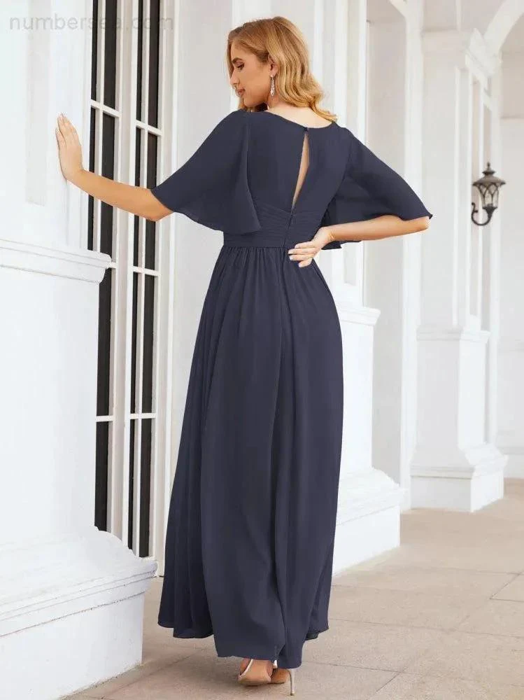 Numbersea Bridesmaid Dresses for Women Wedding Long Party Prom Dress  28068 - Image 53
