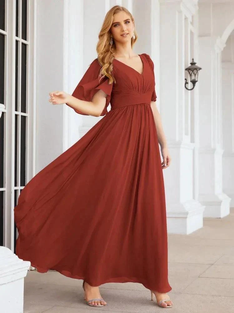 Numbersea Bridesmaid Dresses for Women Wedding Long Party Prom Dress  28068 - Image 55
